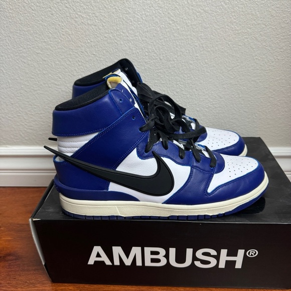 Nike Dunk High AMBUSH Deep Royal Size 11 - Picture 3 of 8